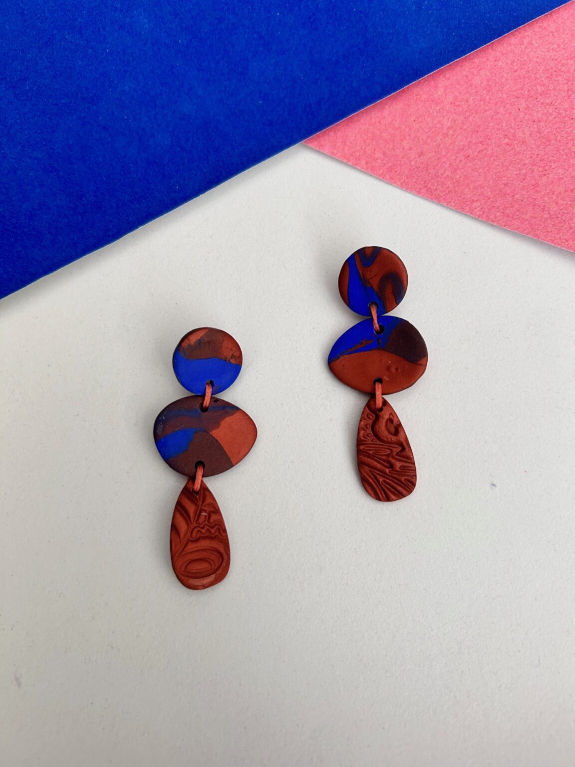 Votsalakia clay earrings multi