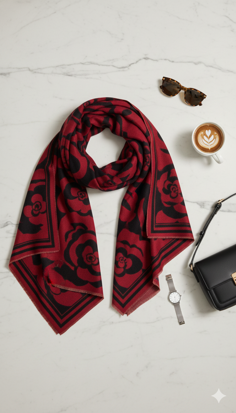 Γυναικείο Χειμωνιάτικο φουλάρι 