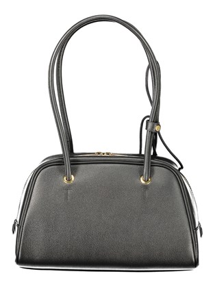 Furla Poppy M Dome Μαύρη Δερμάτινη Τσάντα