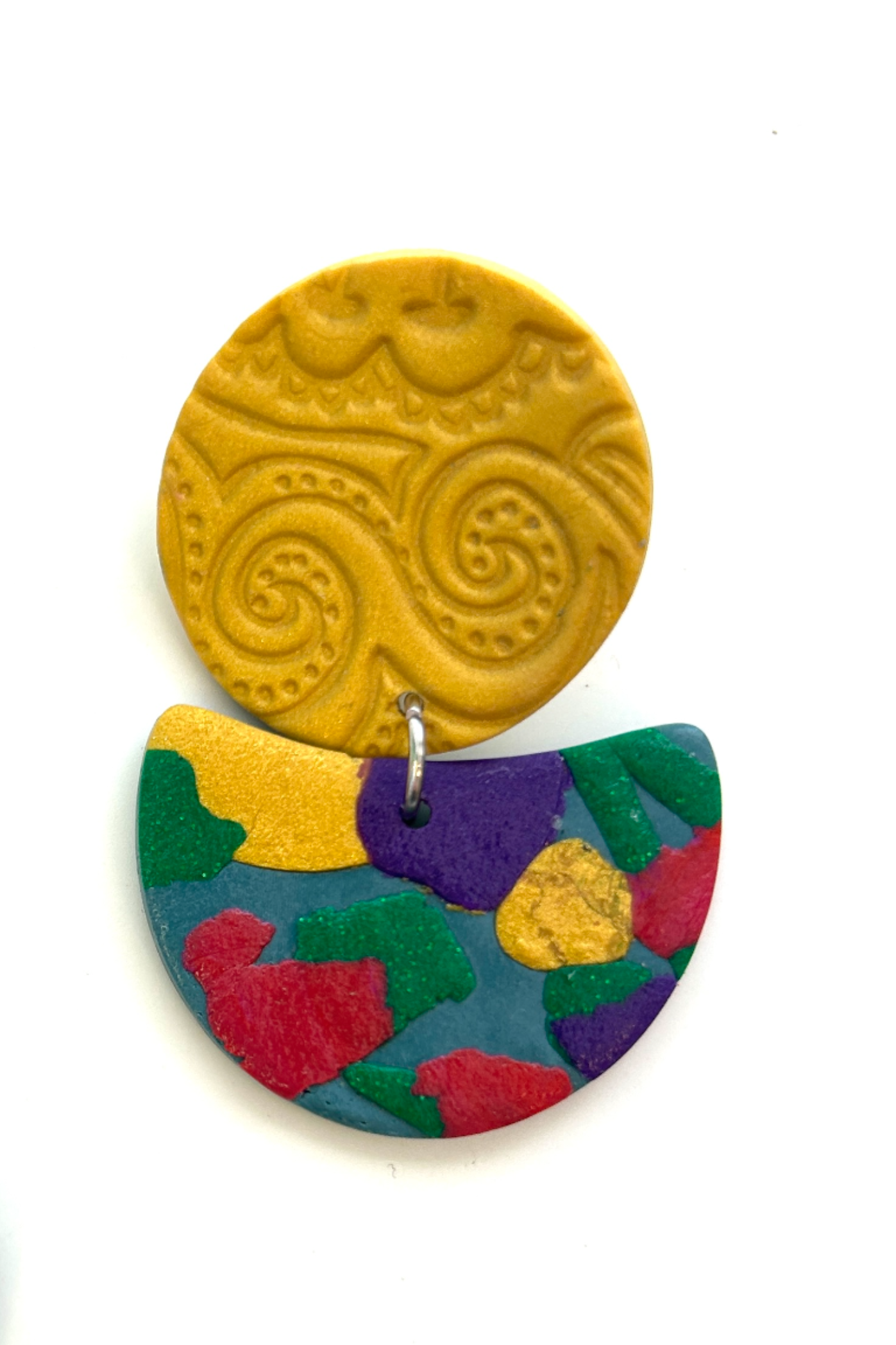 UNIQUE Stella Happy Clay Earrings 