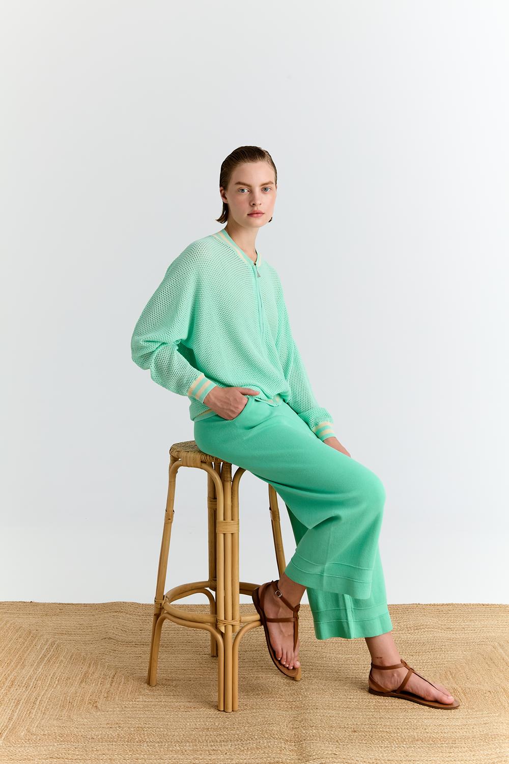 Πλεκτό Πανωφόρι με Φερμουάρ Marina V Paris