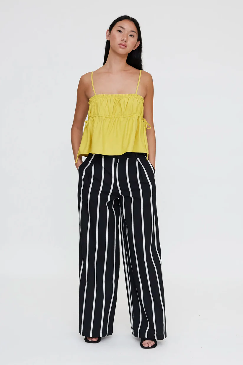 Κίτρινο Τιραντέ Τοπ