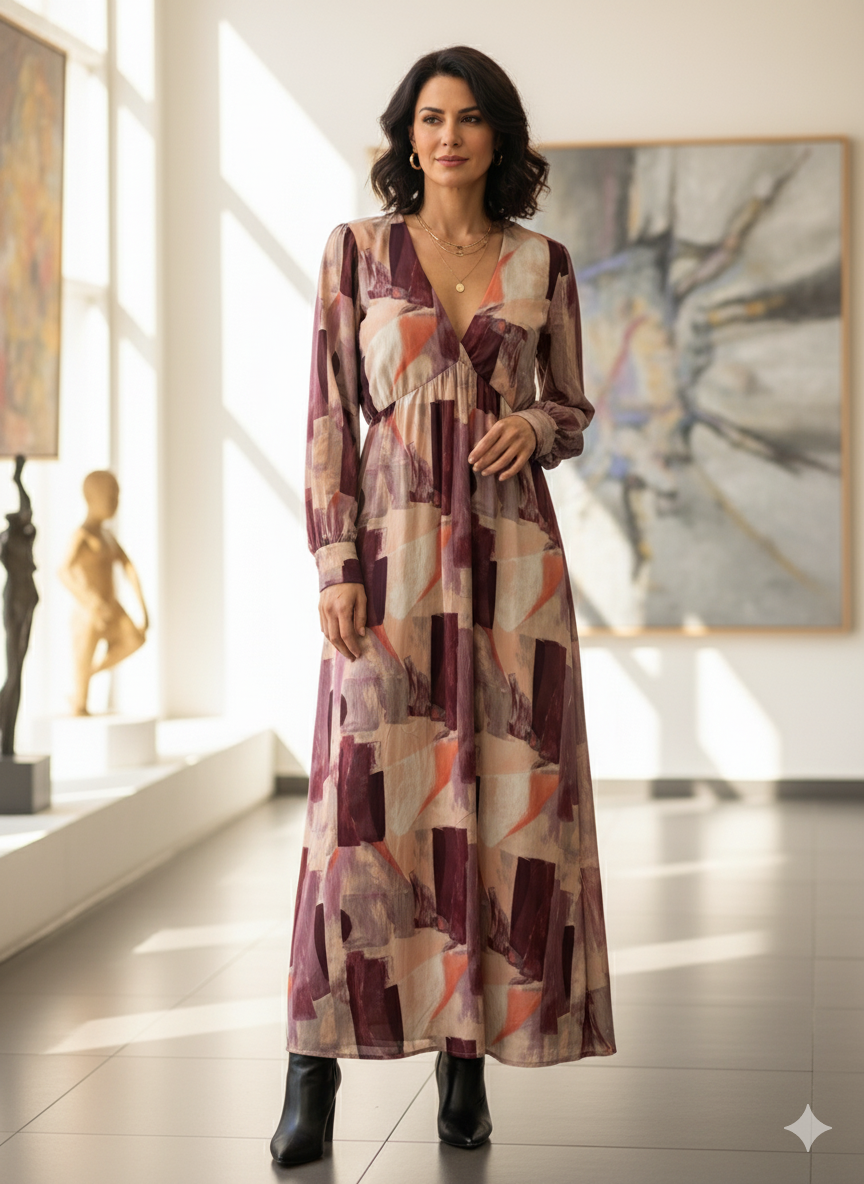 Φόρεμα Μάξι Εμπριμέ 5239242