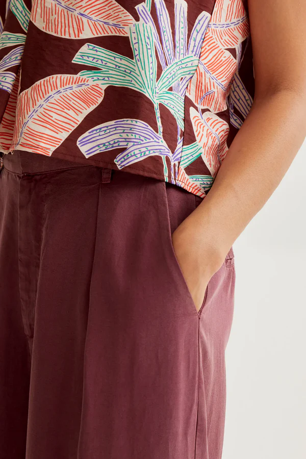 Παντελόνα Wide Leg Ψηλόμεση