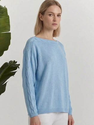 ΠΟΥΛΟΒΕΡ ΜΕ ΣΧΕΔΙΟ ΓΑΛΑΖΙΟ 