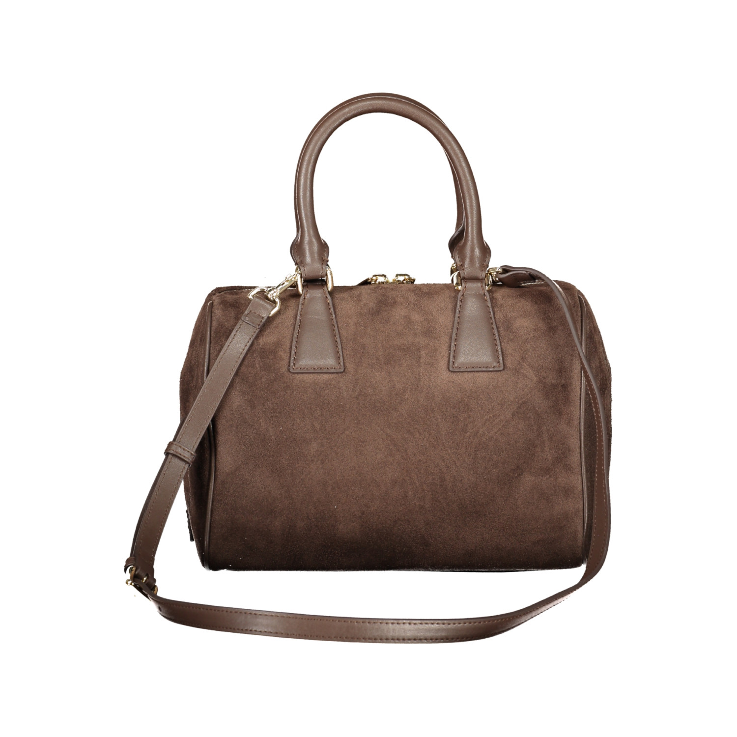 Furla Olivia M Boston Suede Brown