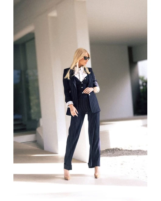 Striped blue jacket Chrisper